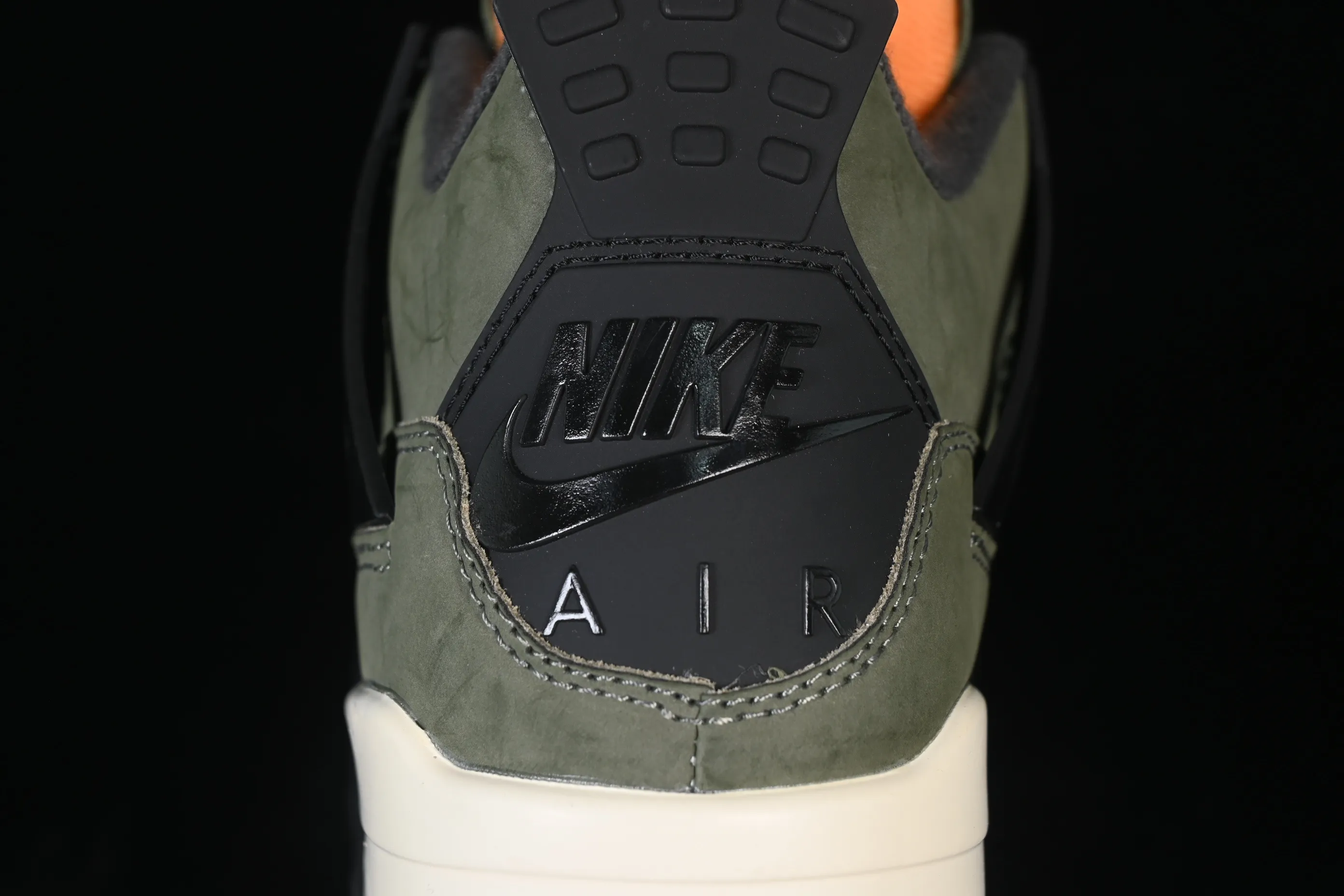 All categories Air Jordan Jordan series basketball shoes Air Jordan 4 Undefeated x Air Jordan 4 OG AJ4 Joe 4 olive green suede IB1519-200